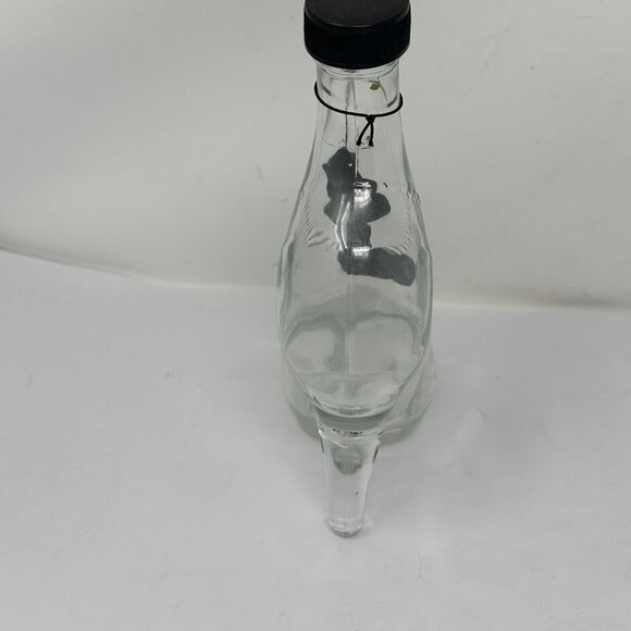 Glass High Heel Stiletto Shoe Decanter Bottle 8" Tall 11.8 Fl Oz With Cap - Picture 3 of 7